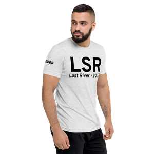 Lost River (LSR) Airport Tri-blend T-Shirt
