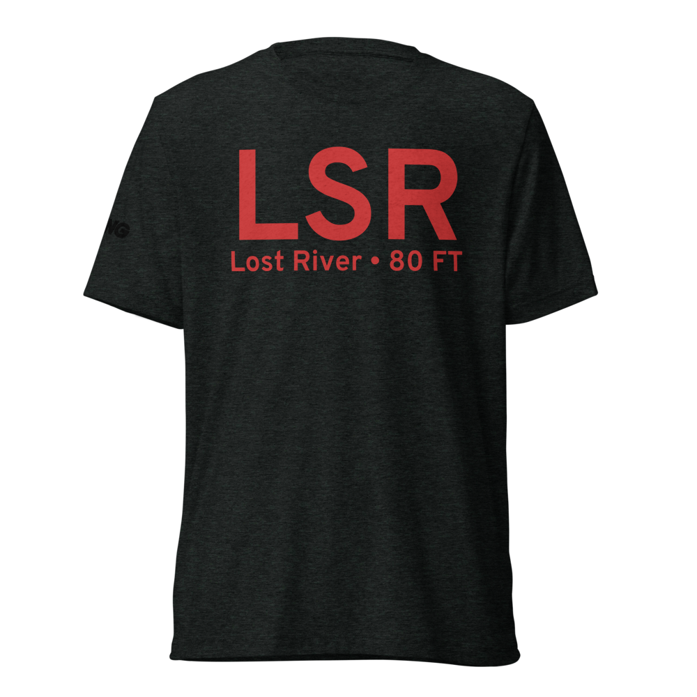Lost River (LSR) Airport Tri-blend T-Shirt 