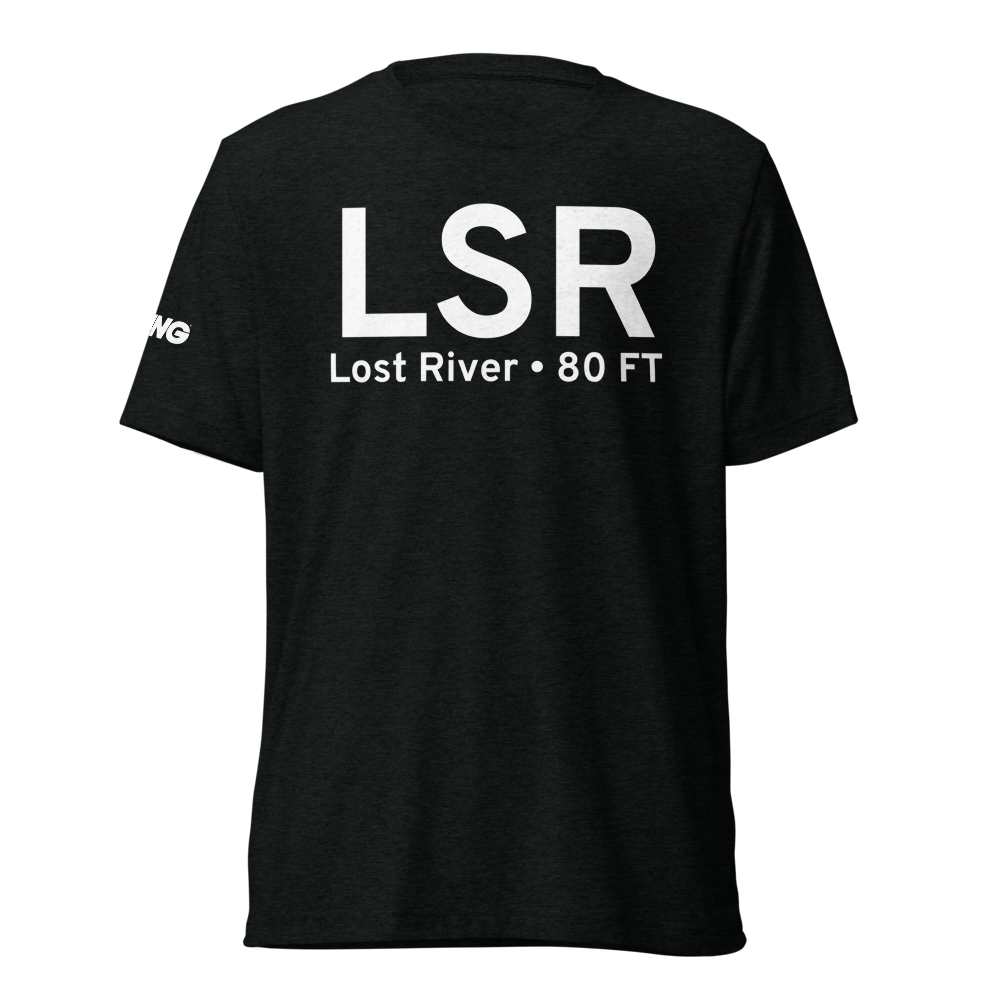 Lost River (LSR) Airport Tri-blend T-Shirt 