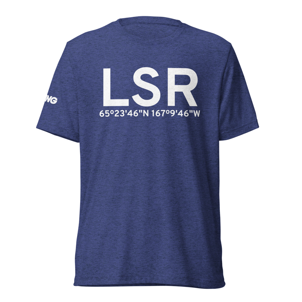 Lost River (LSR) Airport Tri-blend T-Shirt 