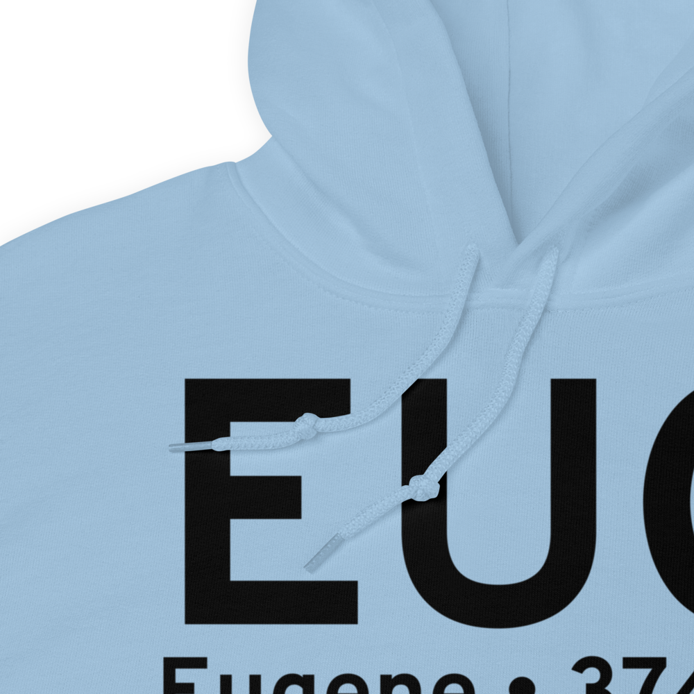 Eugene (KEUG) Airport Hoodie Sweatshirt 