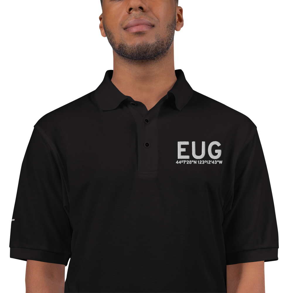 Eugene (KEUG) Airport Port Authority Embroidered Polo Shirt 