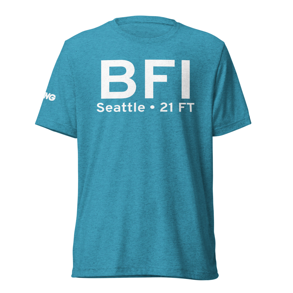 Seattle (KBFI) Airport Tri-blend T-Shirt 