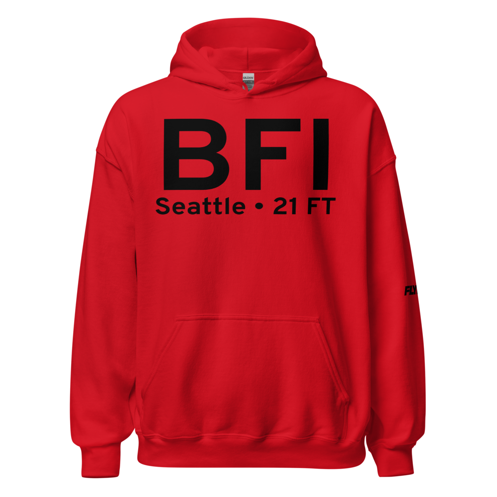 Seattle (KBFI) Airport Hoodie Sweatshirt 