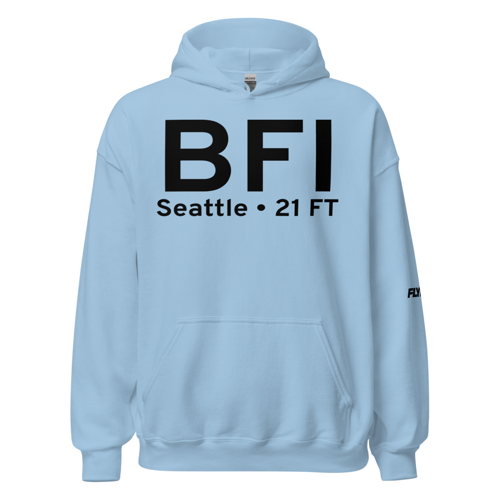 Seattle (KBFI) Airport Hoodie Sweatshirt 