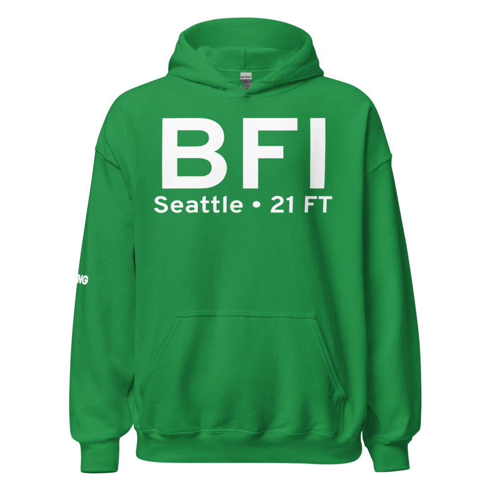 Seattle (KBFI) Airport Hoodie Sweatshirt 