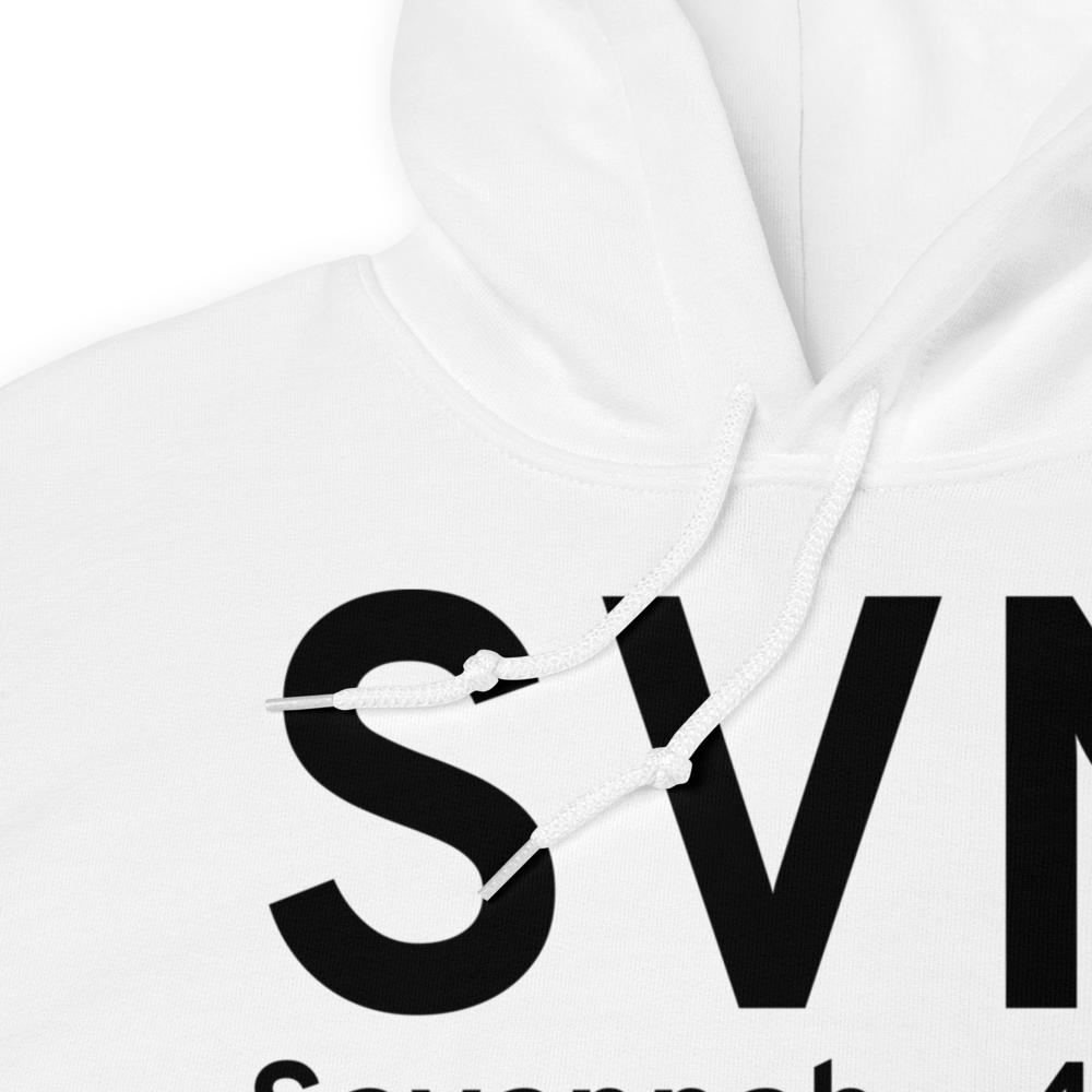 Savannah (KSVN) Airport Hoodie Sweatshirt 