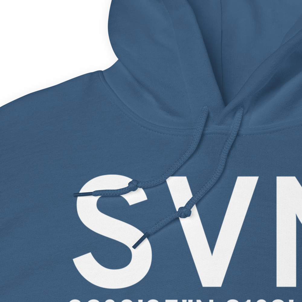 Savannah (KSVN) Airport Hoodie Sweatshirt 