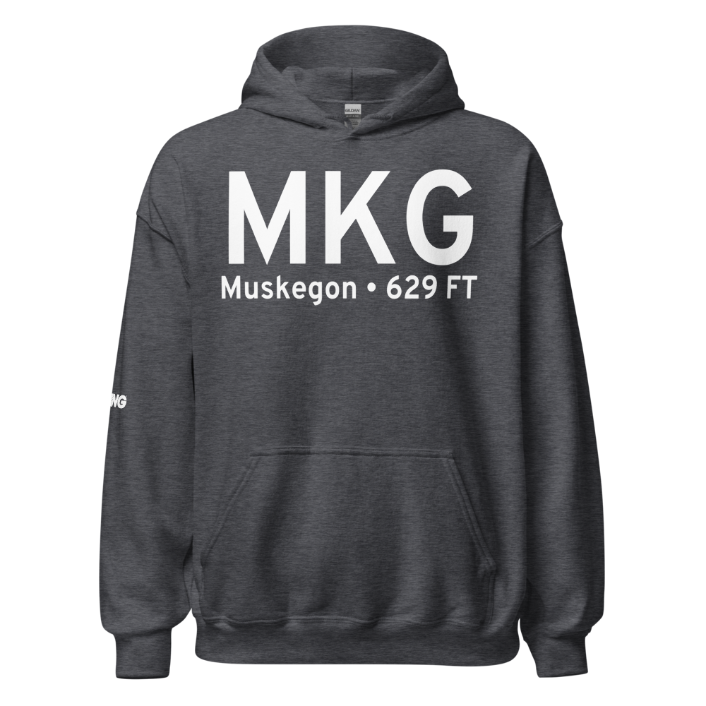 Muskegon (KMKG) Airport Hoodie Sweatshirt 