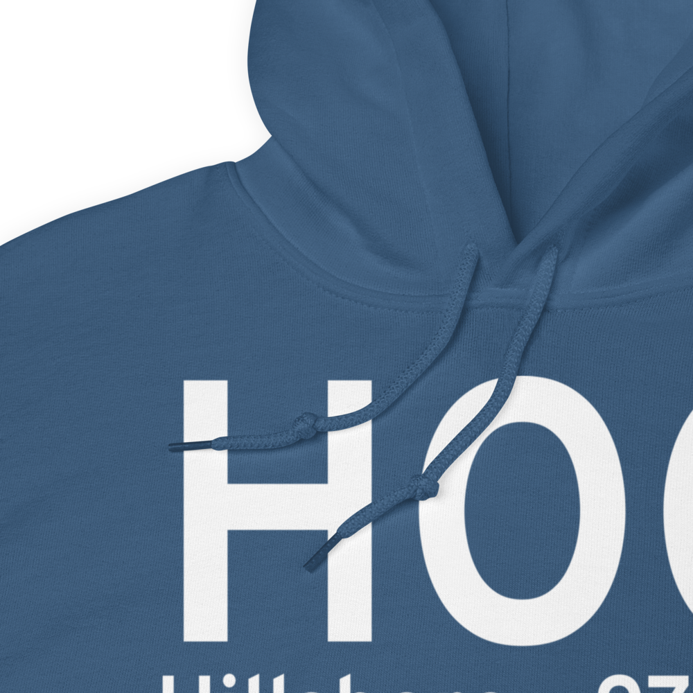 Hillsboro (KHOC) Airport Hoodie Sweatshirt 
