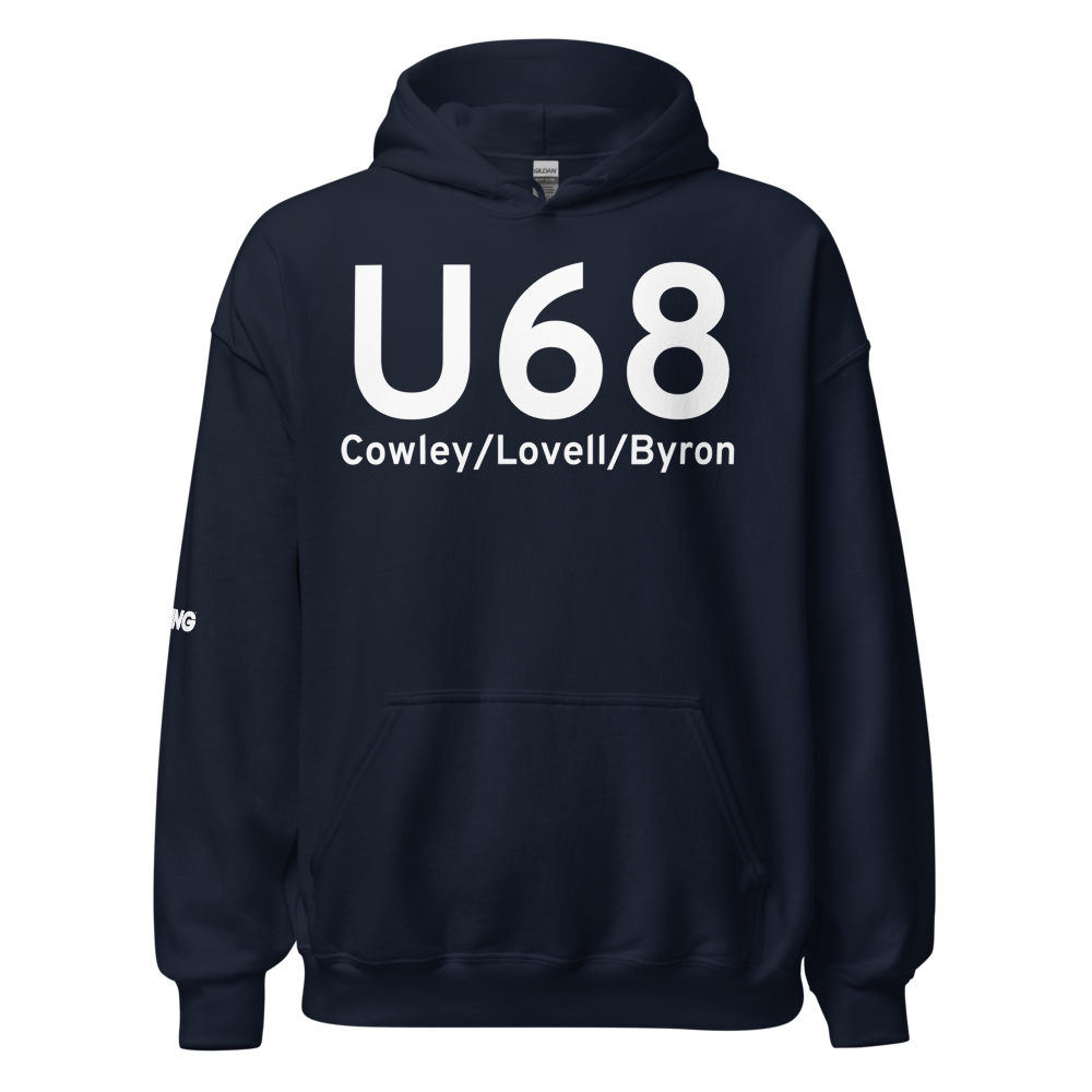 Cowley/Lovell/Byron (KU68) Airport Hoodie Sweatshirt 