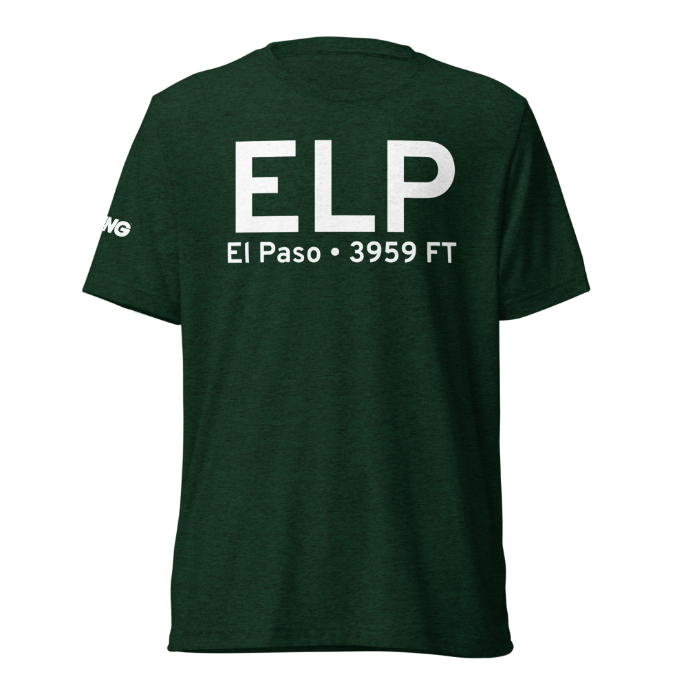 El Paso (KELP) Airport Tri-blend T-Shirt 