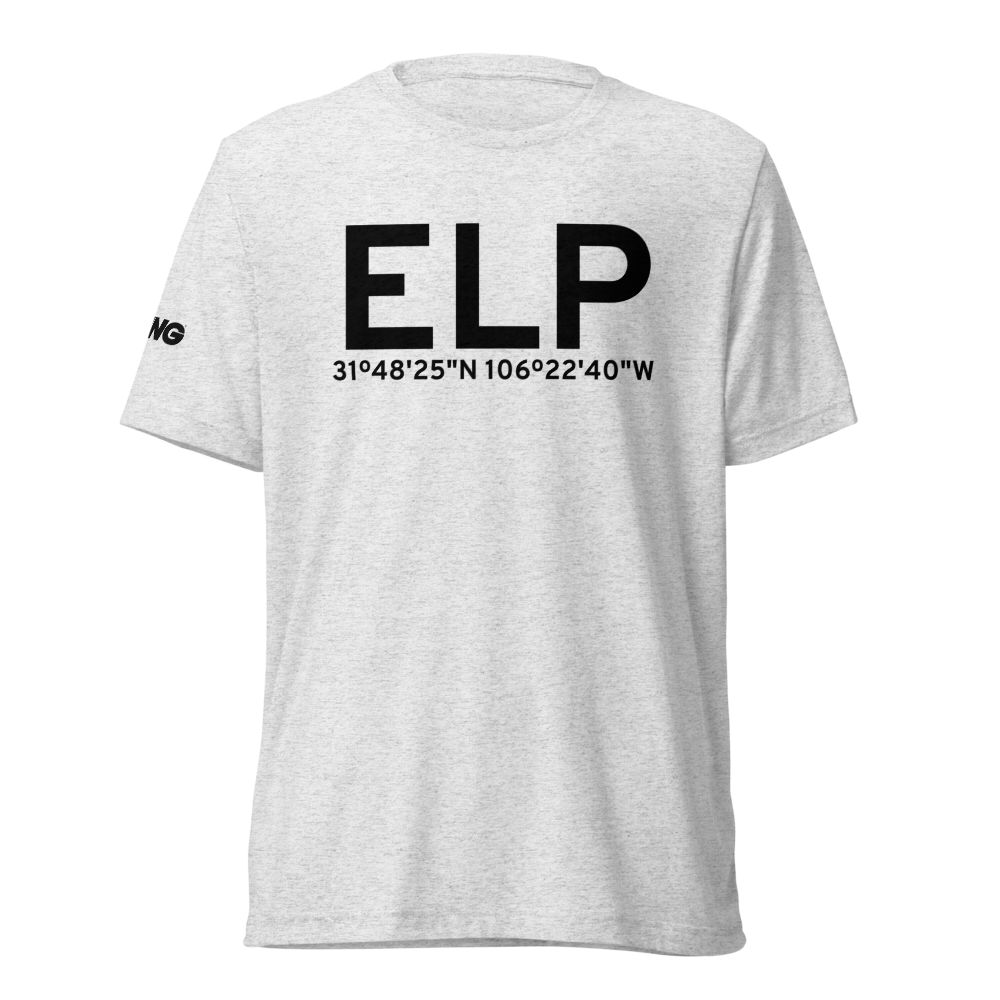 El Paso (KELP) Airport Tri-blend T-Shirt 