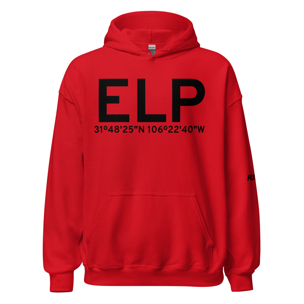 El Paso (KELP) Airport Hoodie Sweatshirt 