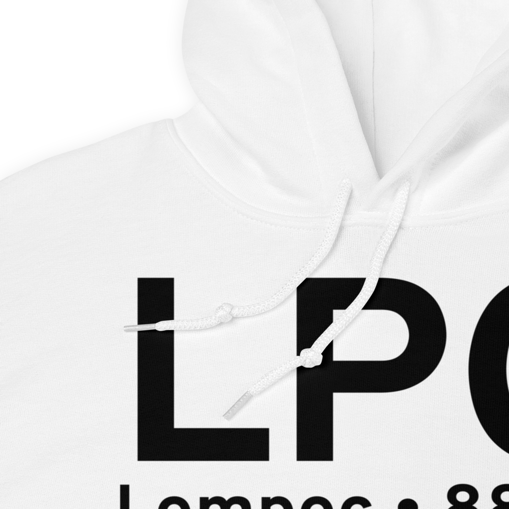 Lompoc (KLPC) Airport Hoodie Sweatshirt 