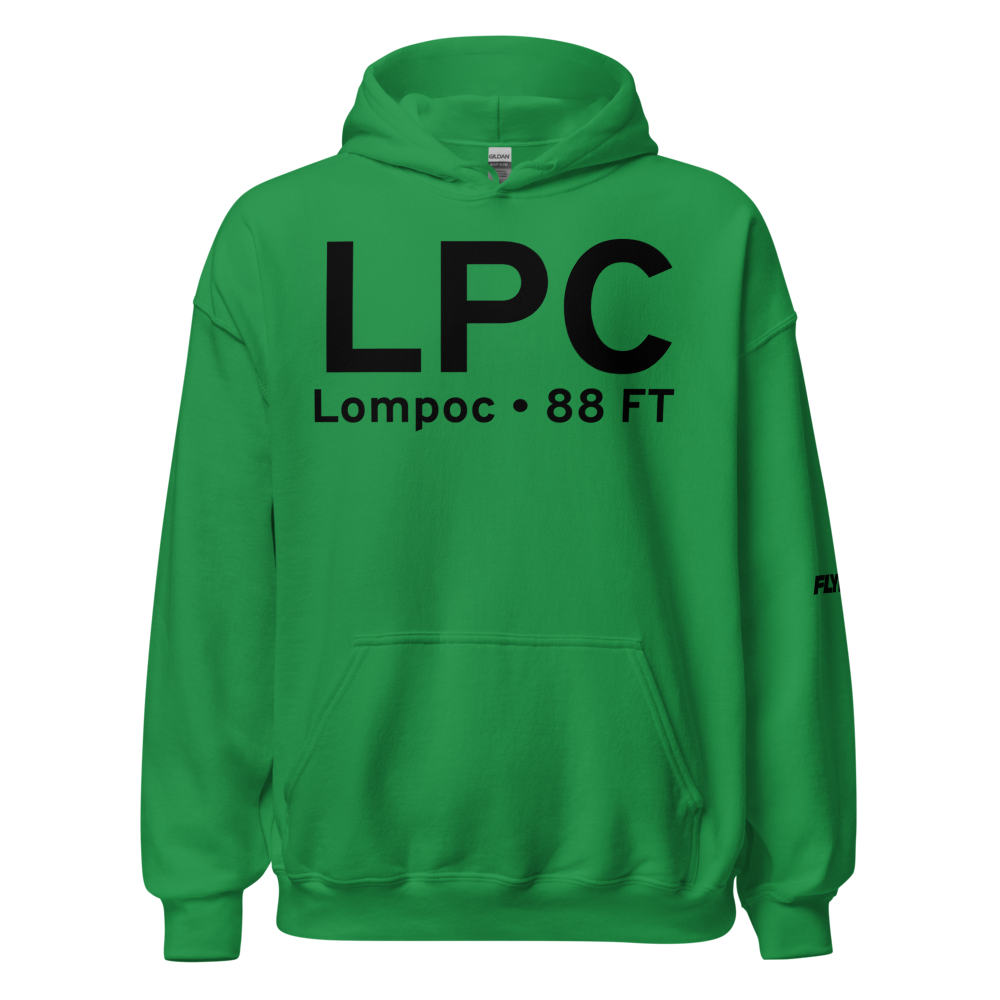 Lompoc (KLPC) Airport Hoodie Sweatshirt 