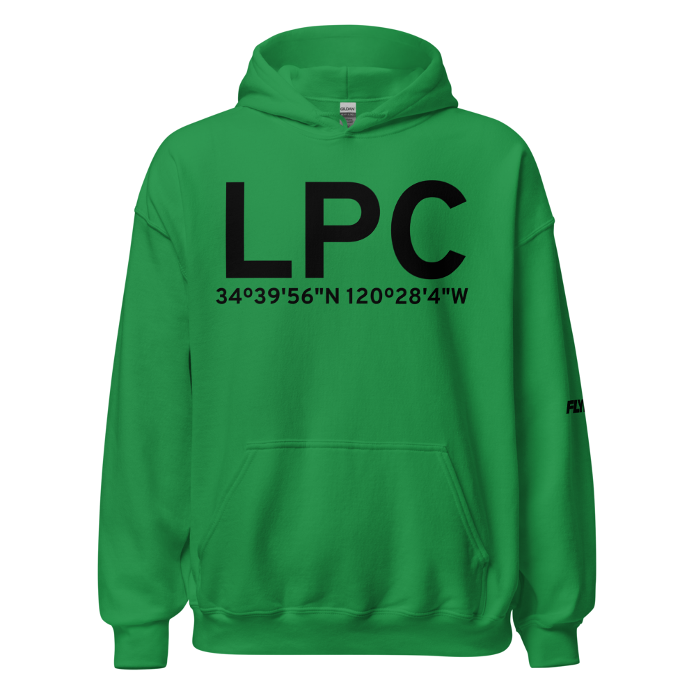 Lompoc (KLPC) Airport Hoodie Sweatshirt 