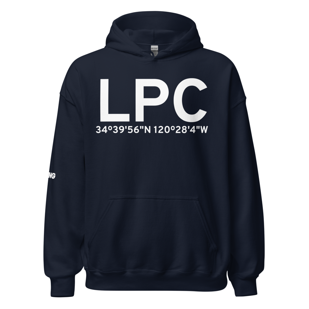 Lompoc (KLPC) Airport Hoodie Sweatshirt 