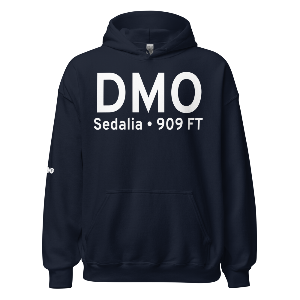 Sedalia (KDMO) Airport Hoodie Sweatshirt 