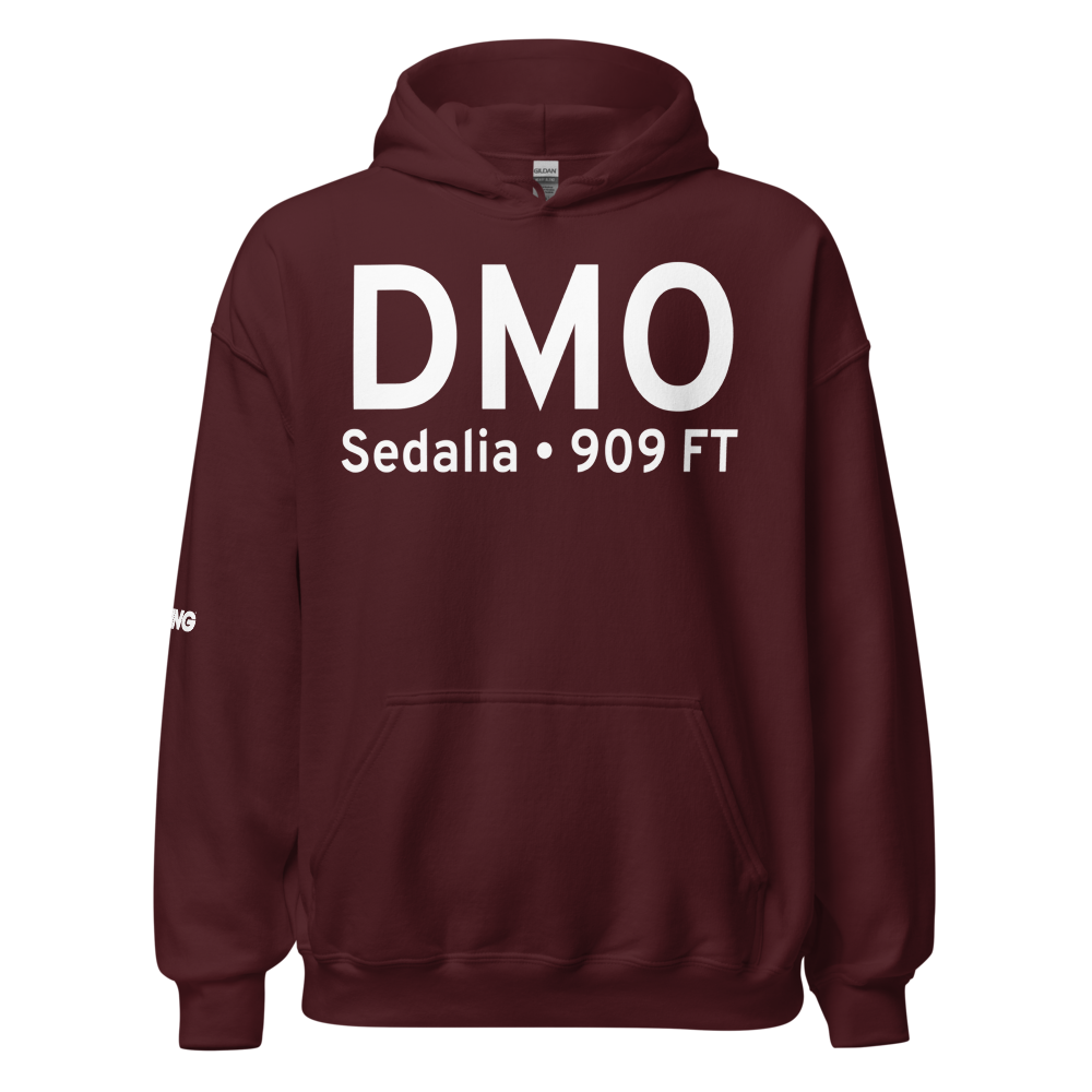 Sedalia (KDMO) Airport Hoodie Sweatshirt 