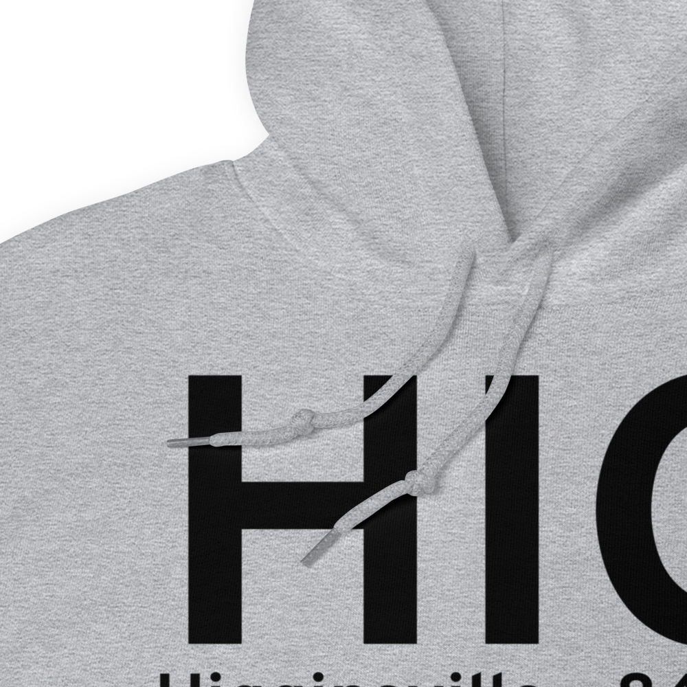 Higginsville (KHIG) Airport Hoodie Sweatshirt 