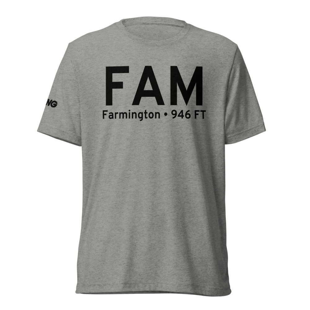 Farmington (KFAM) Airport Tri-blend T-Shirt 