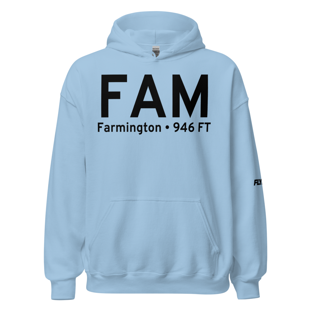 Farmington (KFAM) Airport Hoodie Sweatshirt 