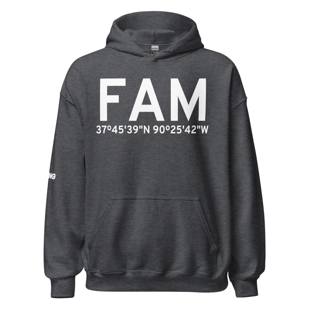 Farmington (KFAM) Airport Hoodie Sweatshirt 