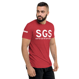 South St Paul (KSGS) Airport Tri-blend T-Shirt