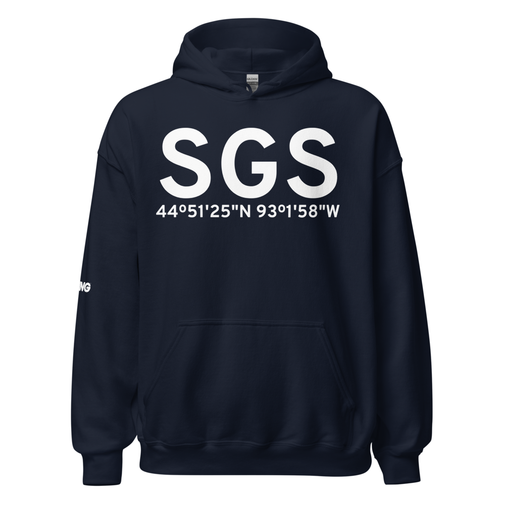 South St Paul (KSGS) Airport Hoodie Sweatshirt 