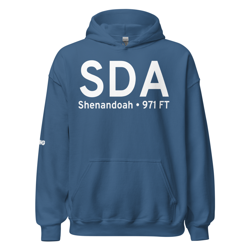 Shenandoah (KSDA) Airport Hoodie Sweatshirt 