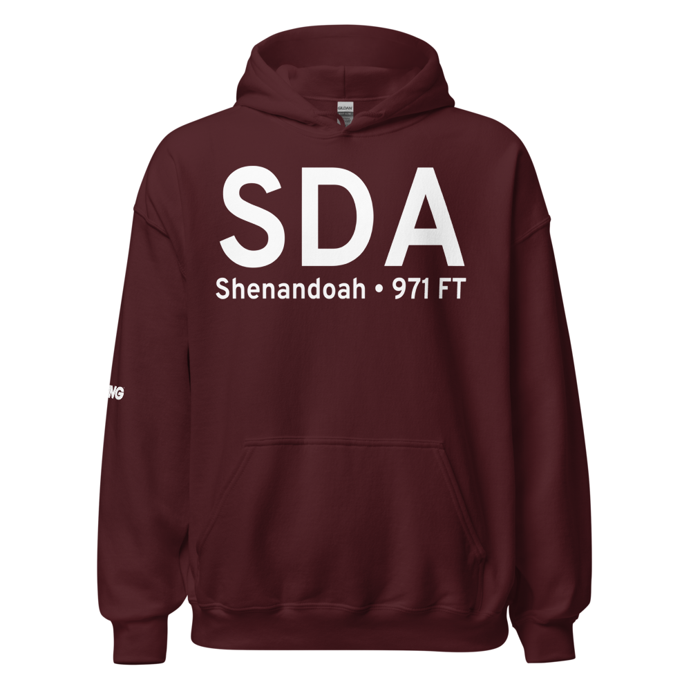 Shenandoah (KSDA) Airport Hoodie Sweatshirt 