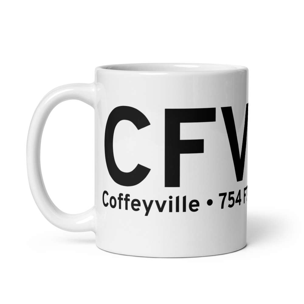 Coffeyville (KCFV) Airport Mug 