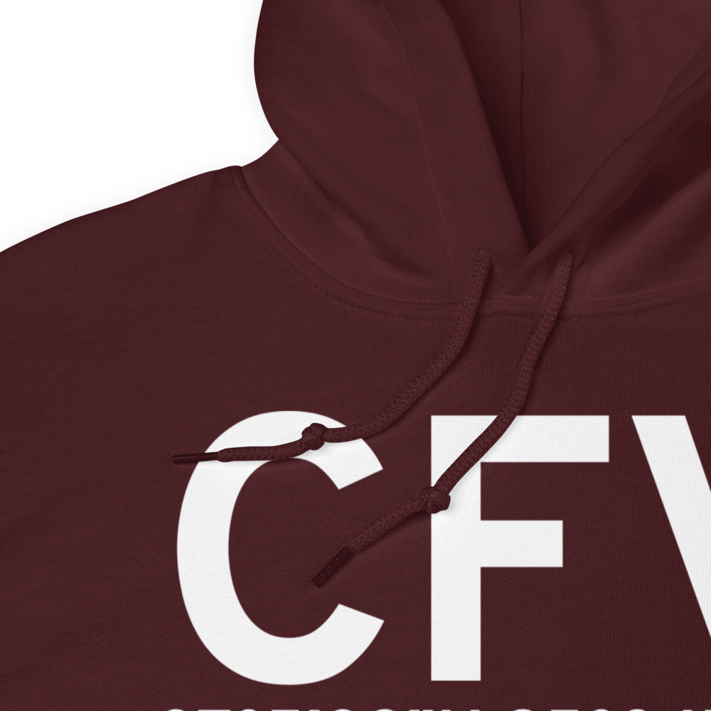 Coffeyville (KCFV) Airport Hoodie Sweatshirt 
