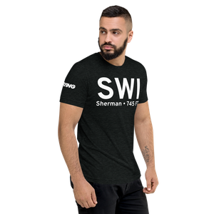 Sherman (KSWI) Airport Tri-blend T-Shirt