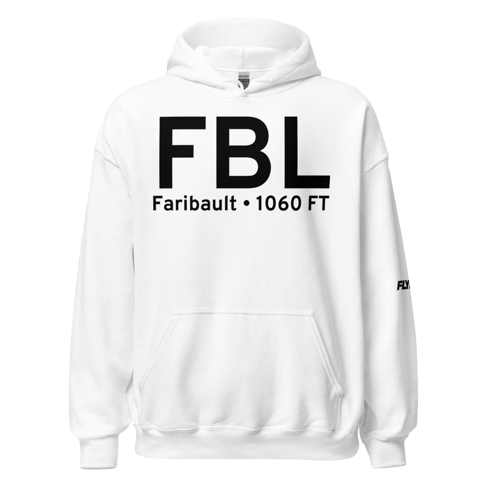 Faribault (KFBL) Airport Hoodie Sweatshirt 