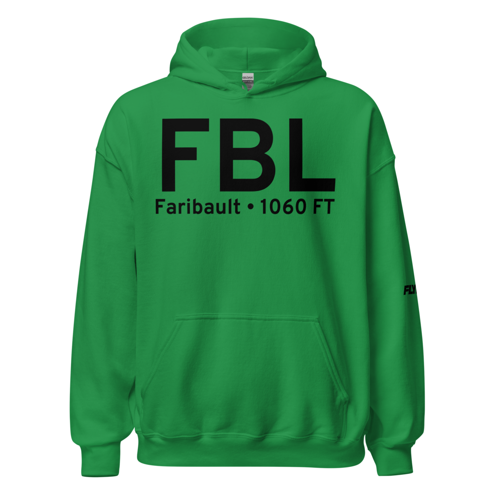 Faribault (KFBL) Airport Hoodie Sweatshirt 