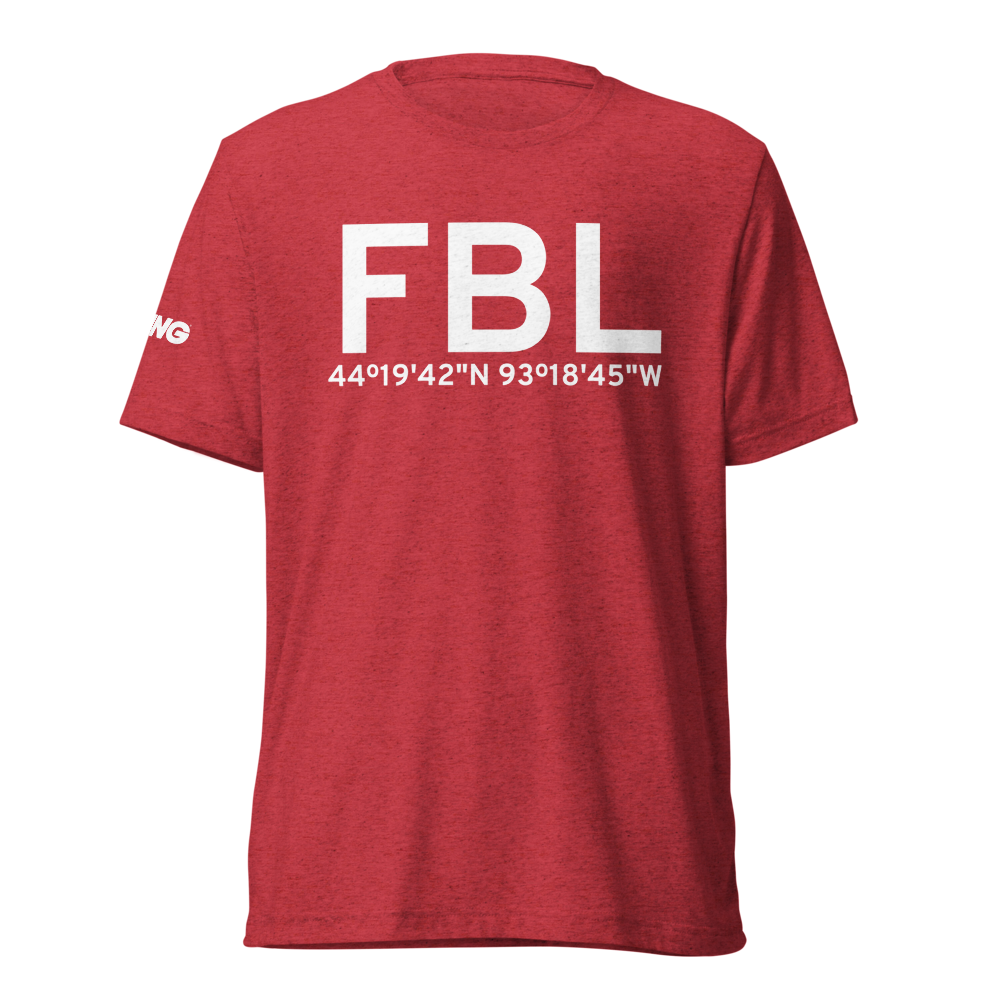 Faribault (KFBL) Airport Tri-blend T-Shirt 