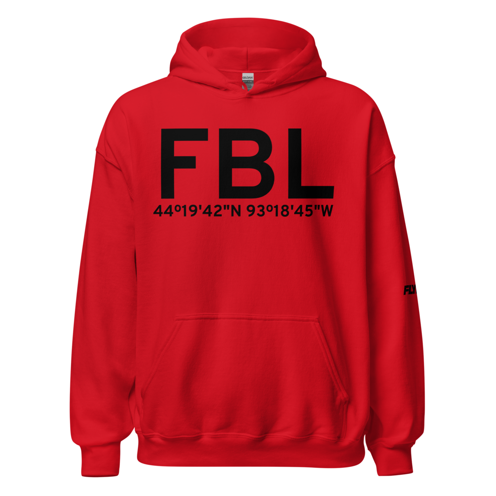 Faribault (KFBL) Airport Hoodie Sweatshirt 