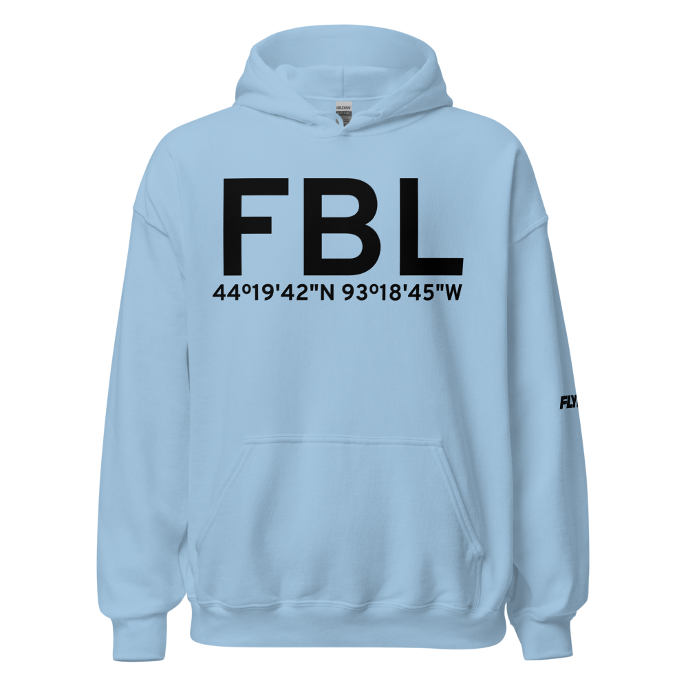 Faribault (KFBL) Airport Hoodie Sweatshirt 