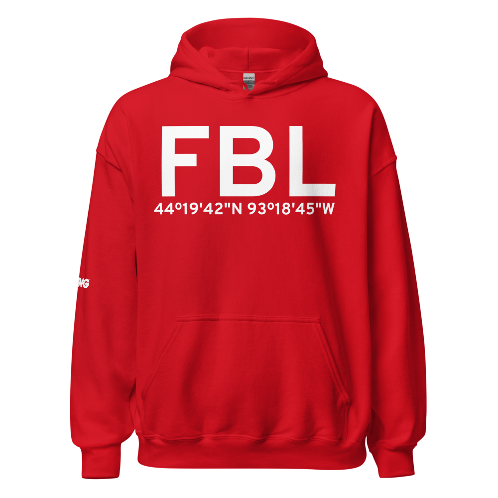 Faribault (KFBL) Airport Hoodie Sweatshirt 