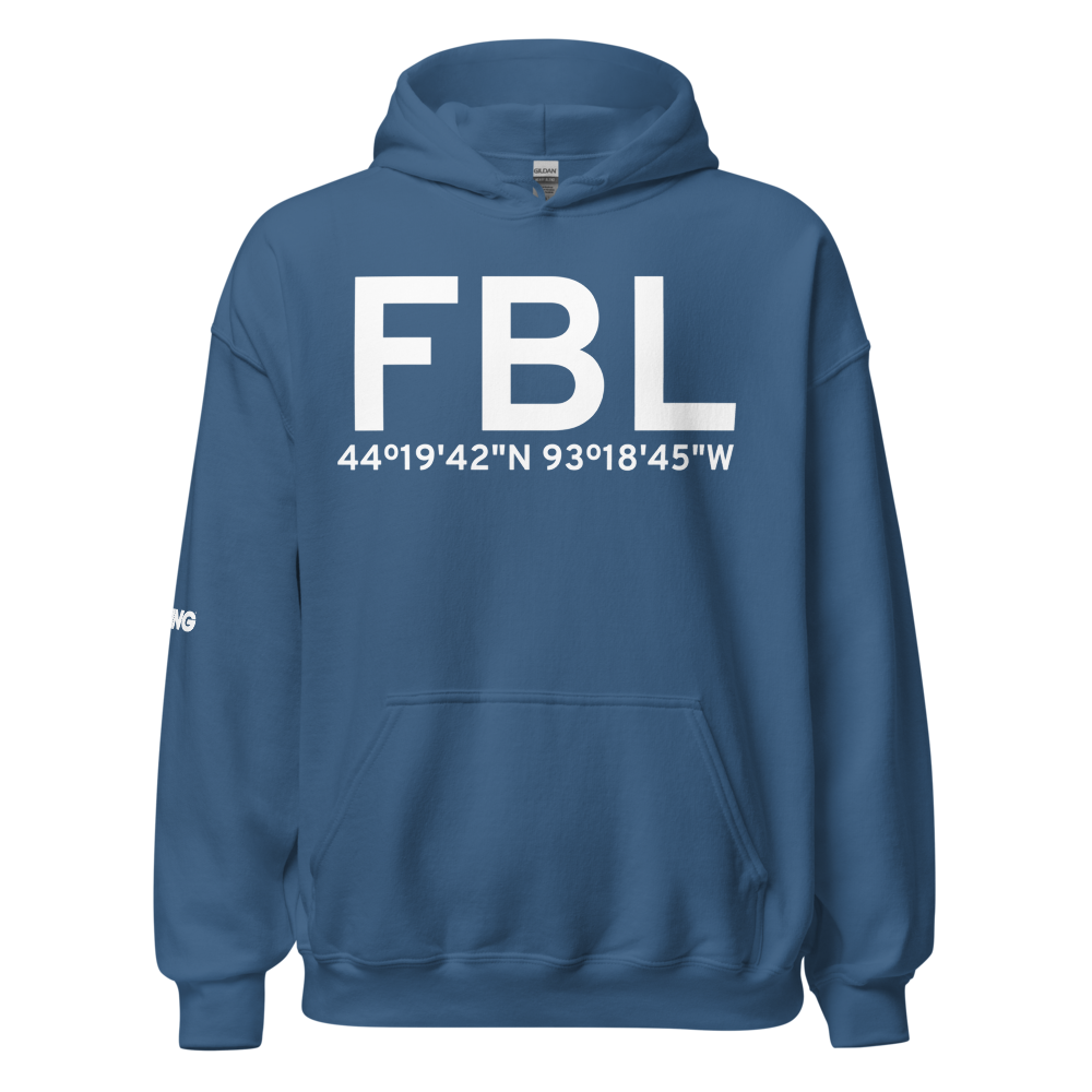Faribault (KFBL) Airport Hoodie Sweatshirt 