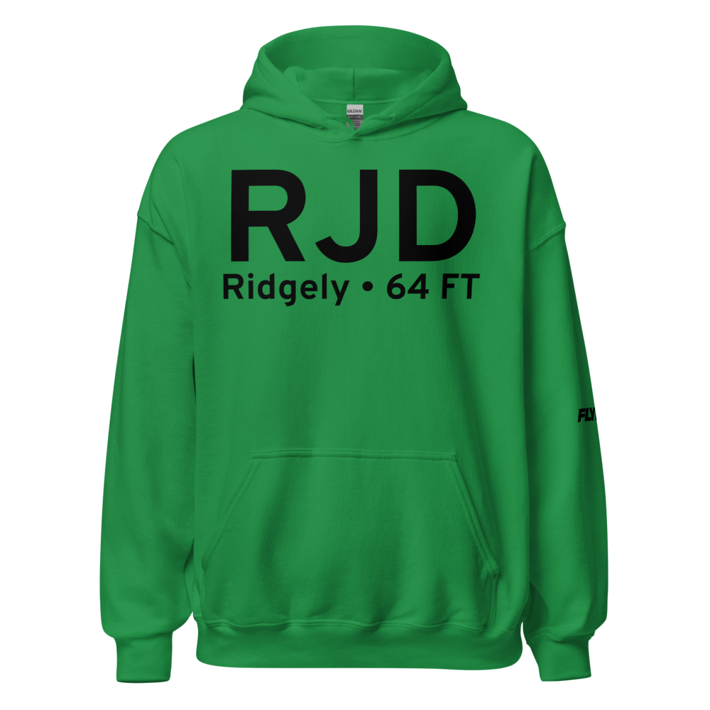 Ridgely (KRJD) Airport Hoodie Sweatshirt 