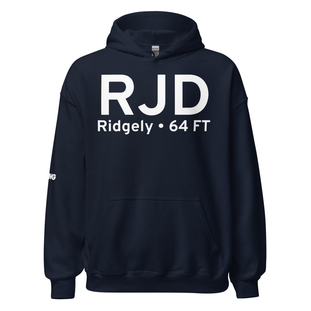 Ridgely (KRJD) Airport Hoodie Sweatshirt 
