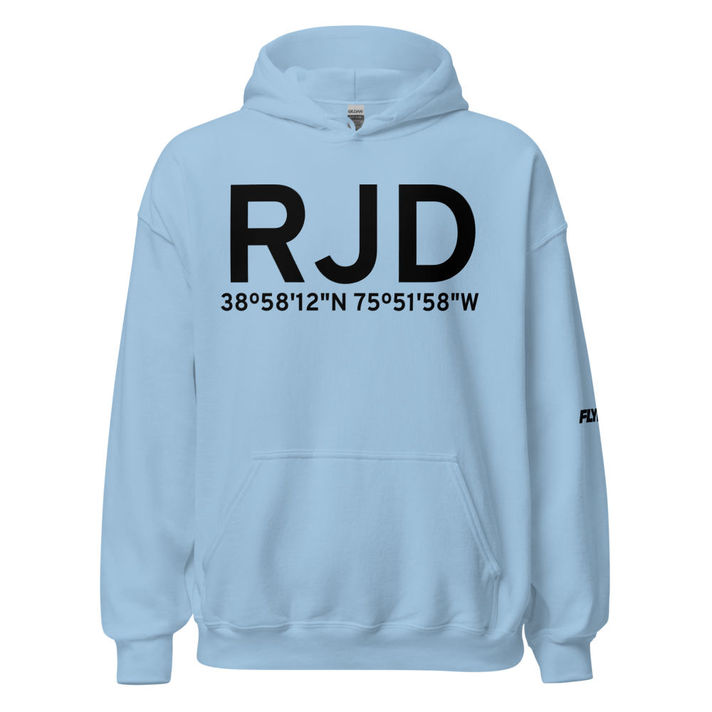 Ridgely (KRJD) Airport Hoodie Sweatshirt 