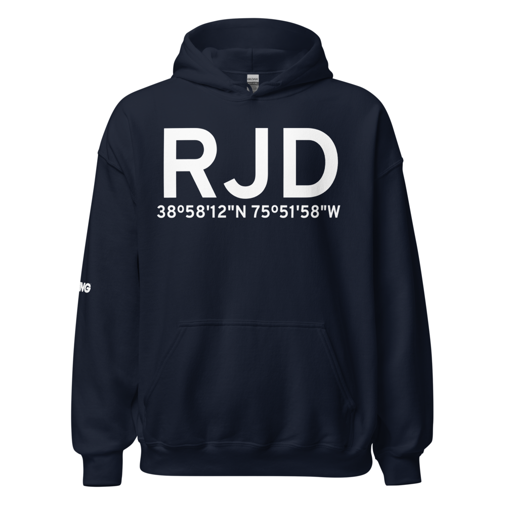 Ridgely (KRJD) Airport Hoodie Sweatshirt 