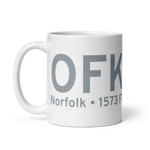 Norfolk (KOFK) Airport Mug