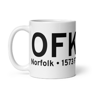 Norfolk (KOFK) Airport Mug