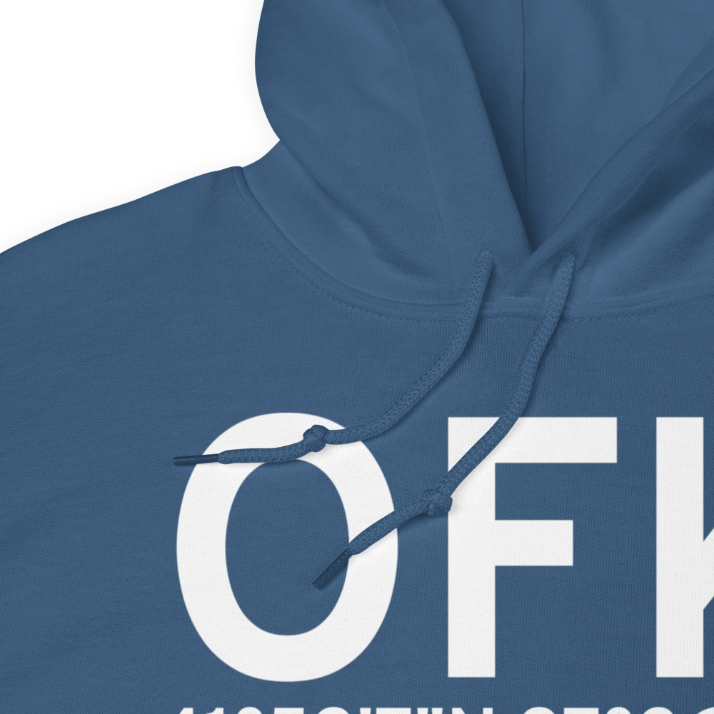 Norfolk (KOFK) Airport Hoodie Sweatshirt 