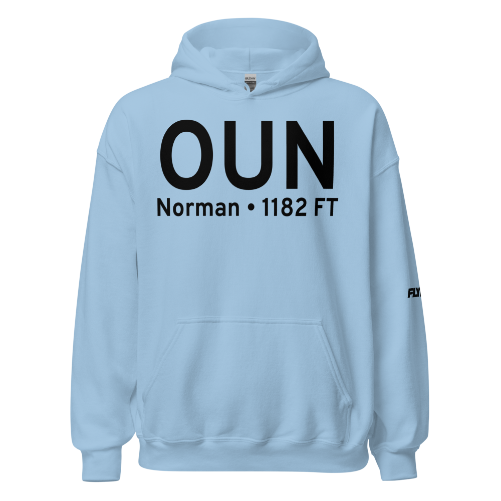 Norman (KOUN) Airport Hoodie Sweatshirt 
